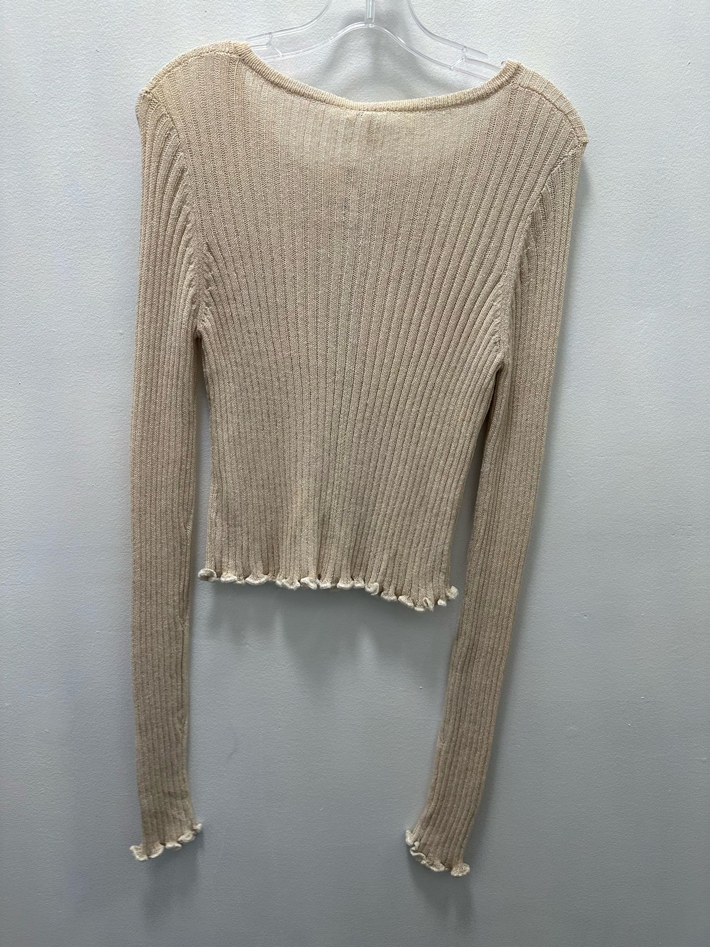 Free People Beige Sweater NWT