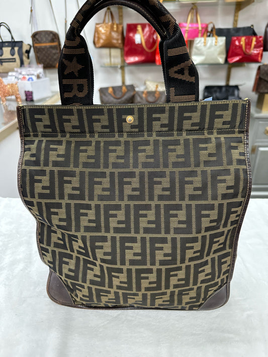 FENDI Zucca Jacquard Foldable Tote