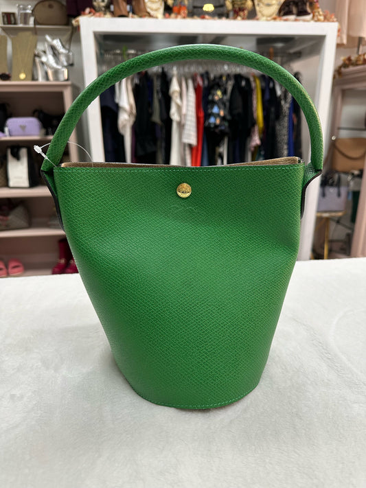 Longchamp Green Bucket Bag