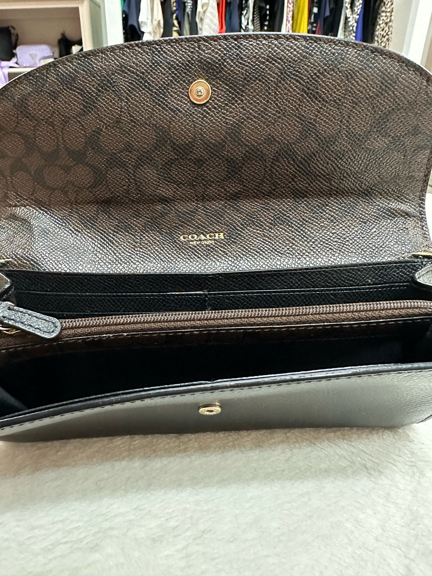 Coach Black Wallet