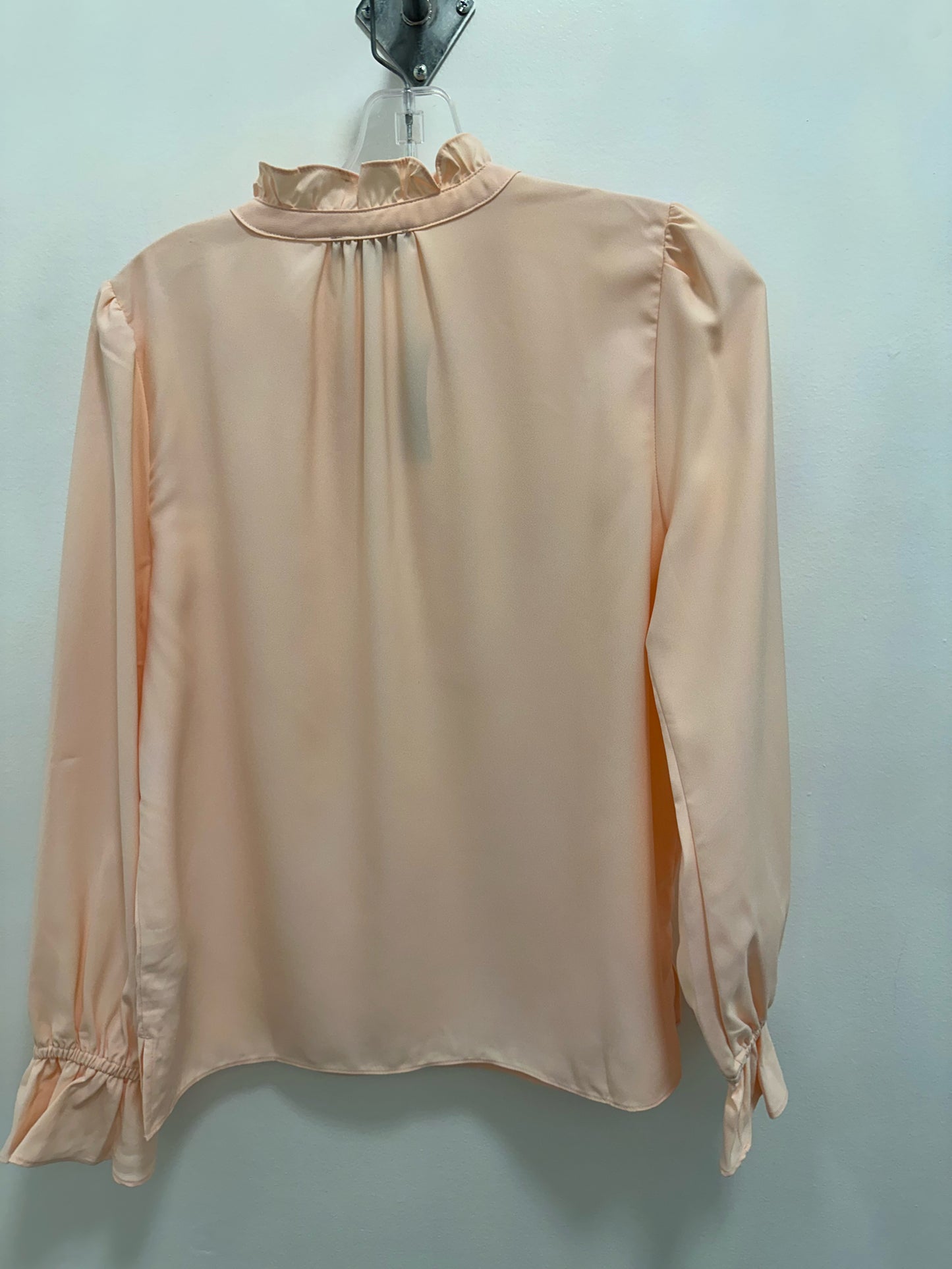 J. Crew Baby Pink Long Sleeve Blouse w/ Tie NWT