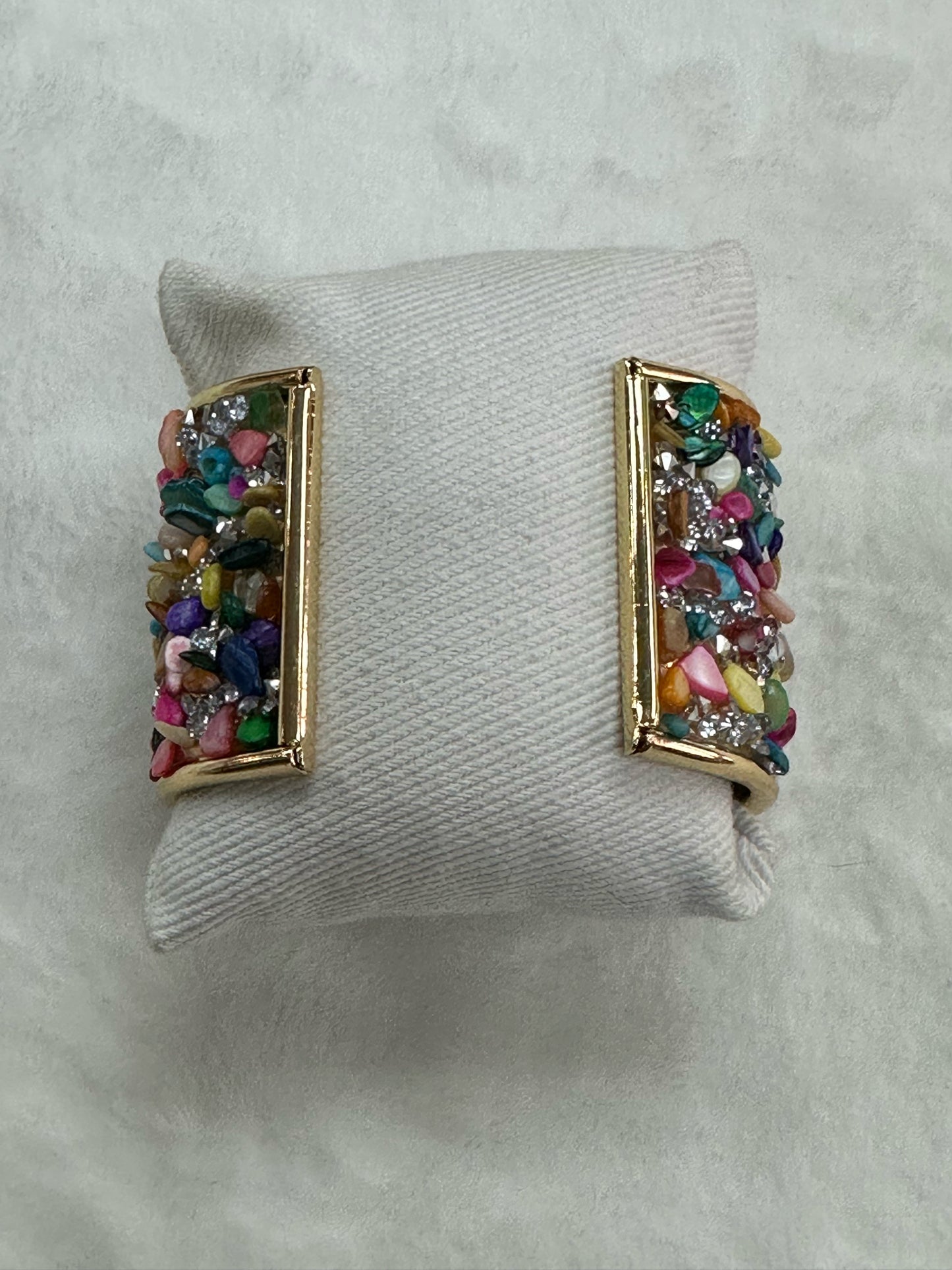 Multi-Color Stone Bangle