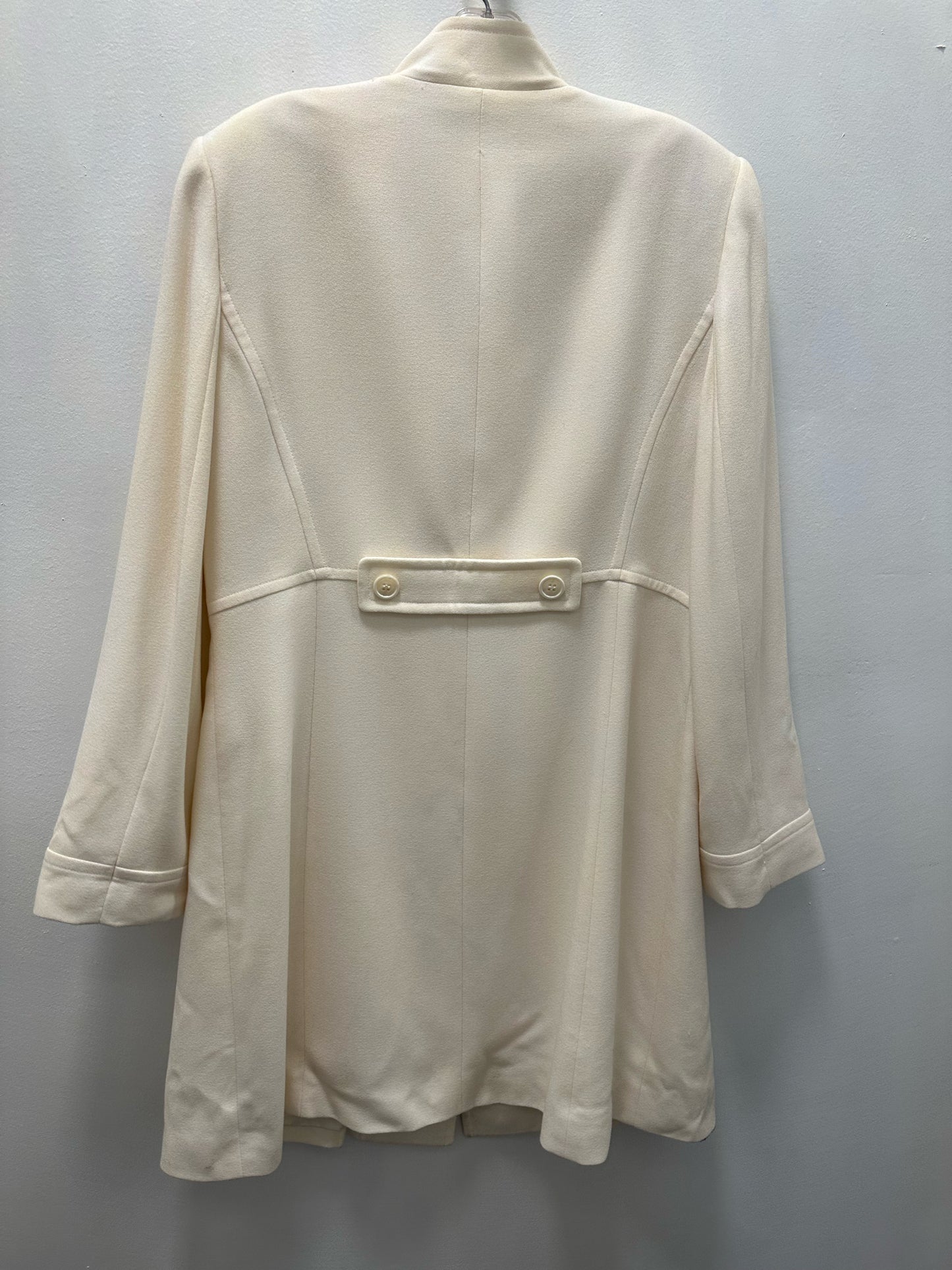 Tahari White Long Winter Coat