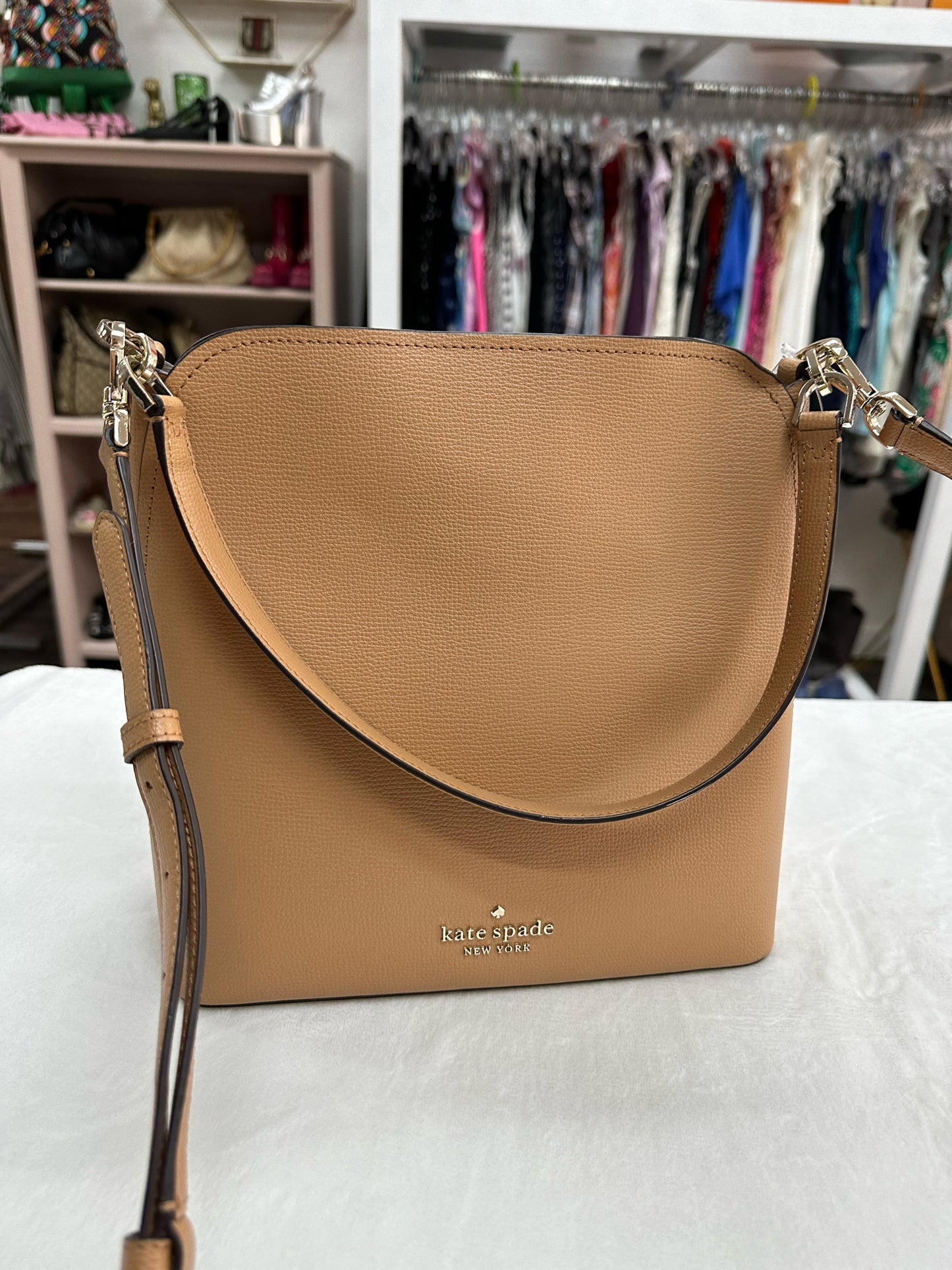 Kate Spade New York Leather Bucket Bag