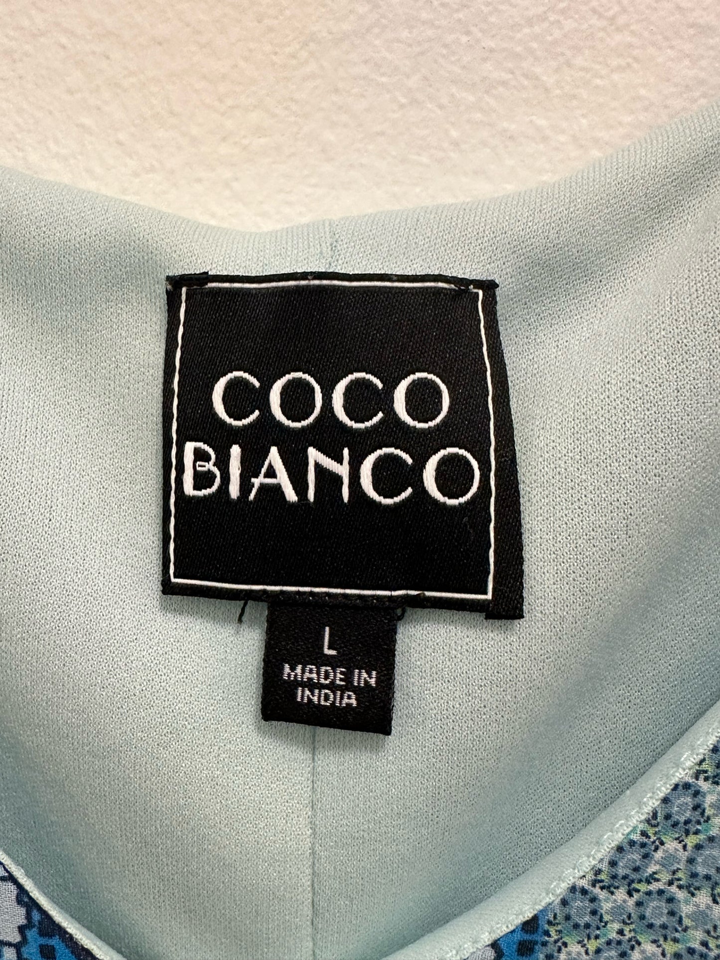 Coco Bianco Blue Pattern Tank Top