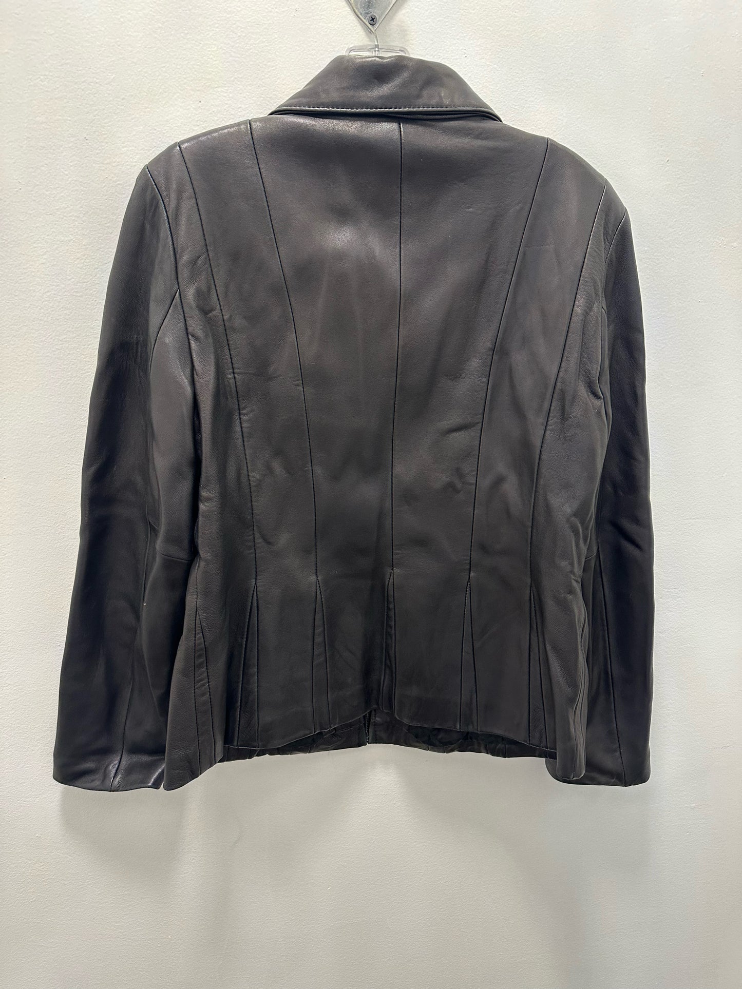 Jones NY Black Leather Jacket