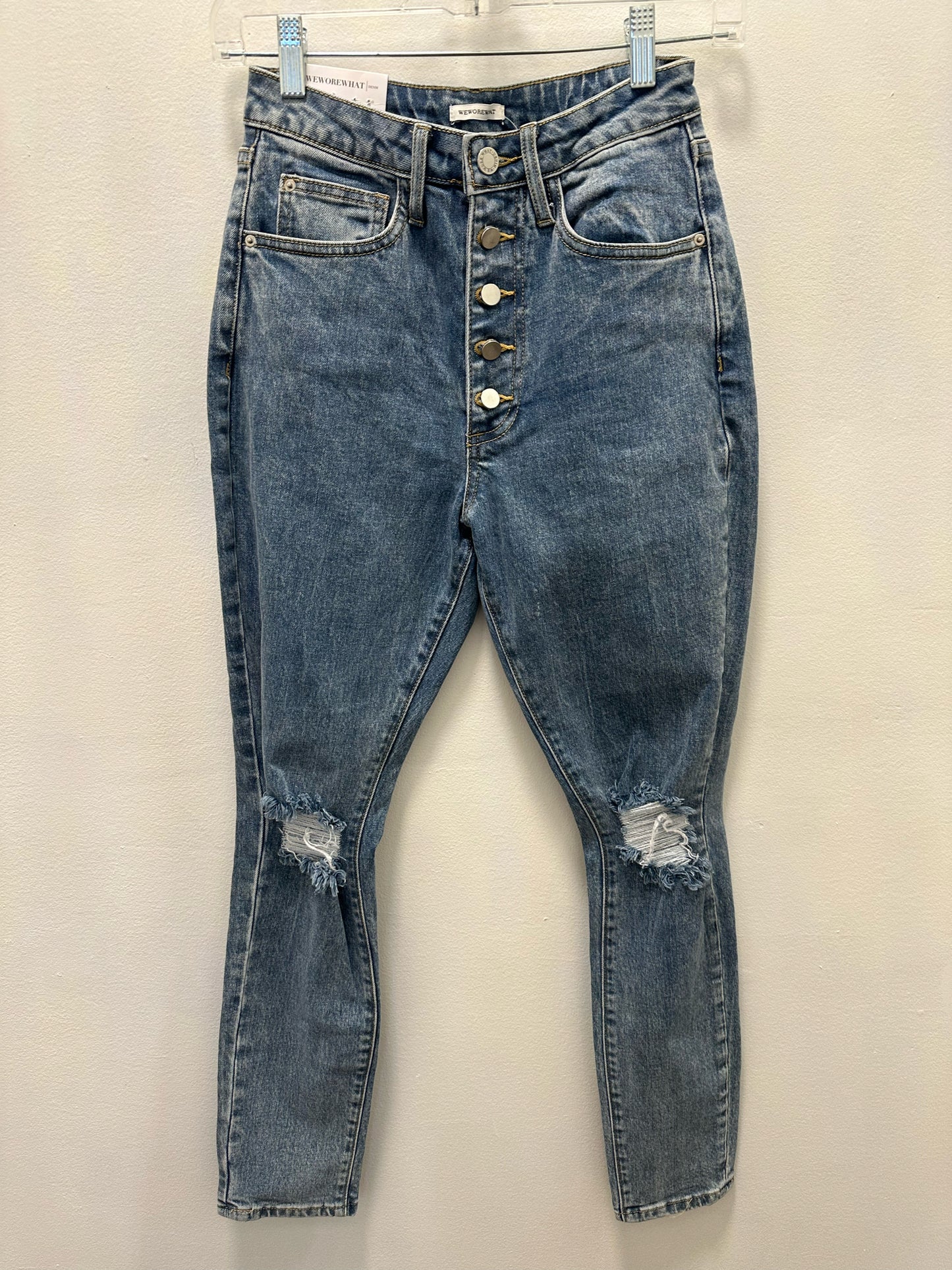 WEWOREWHAT High Rise Vintage Straight NWT