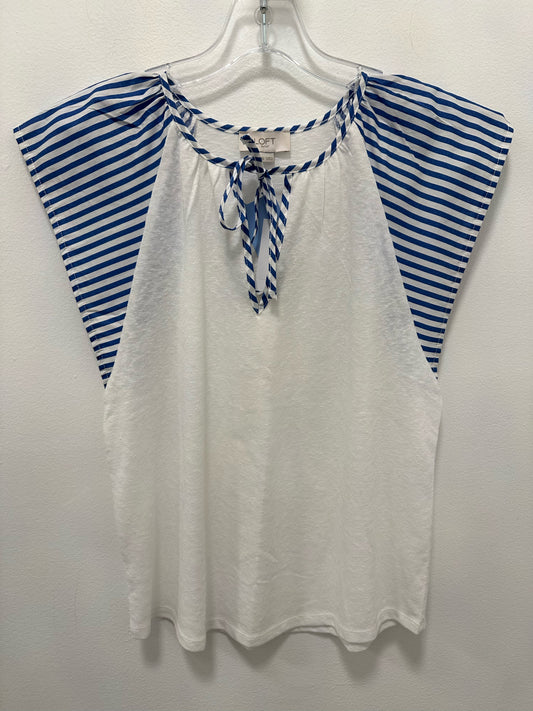 LOFT Striped Blouse NWT