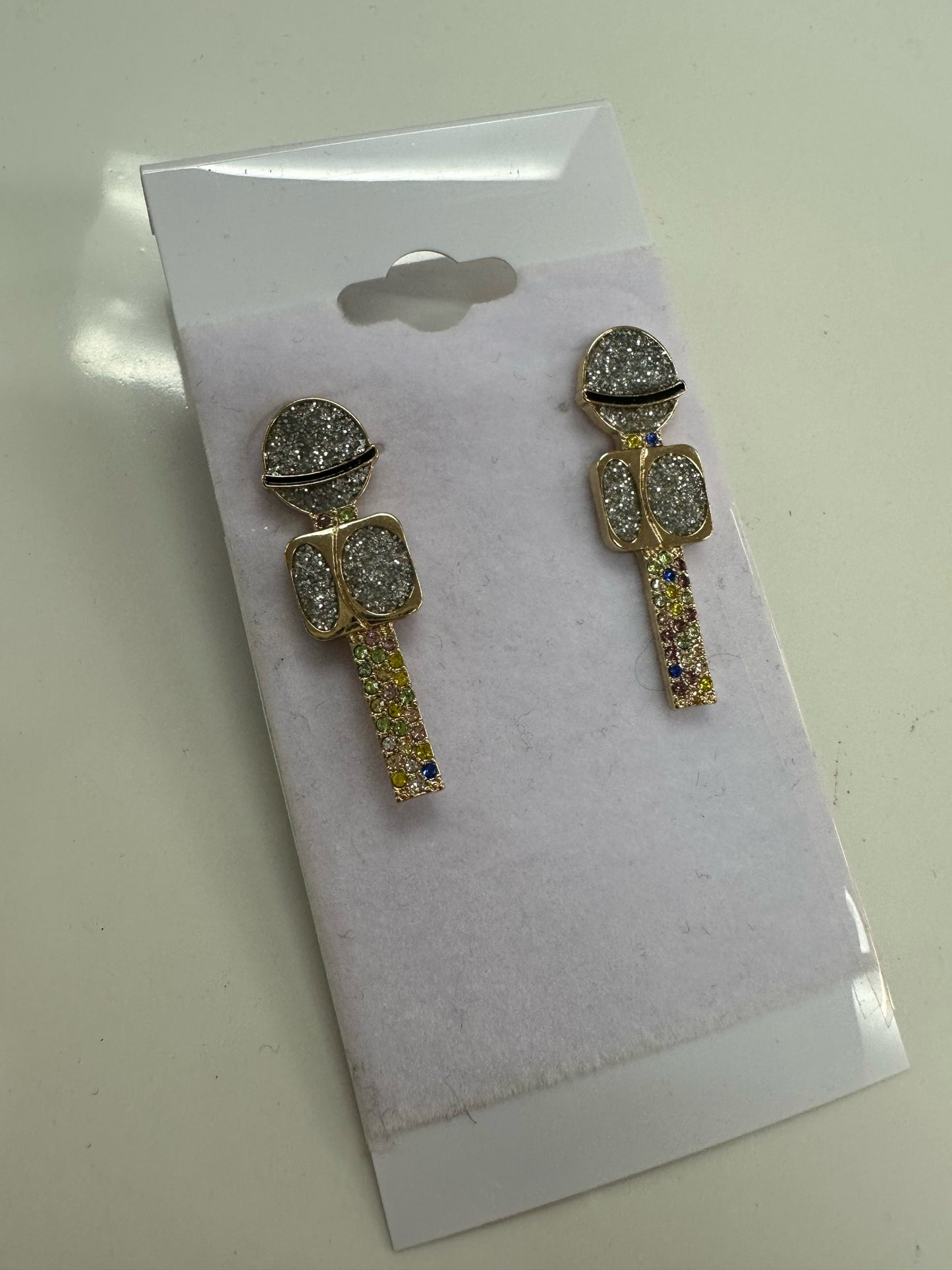 Microphone Earrings