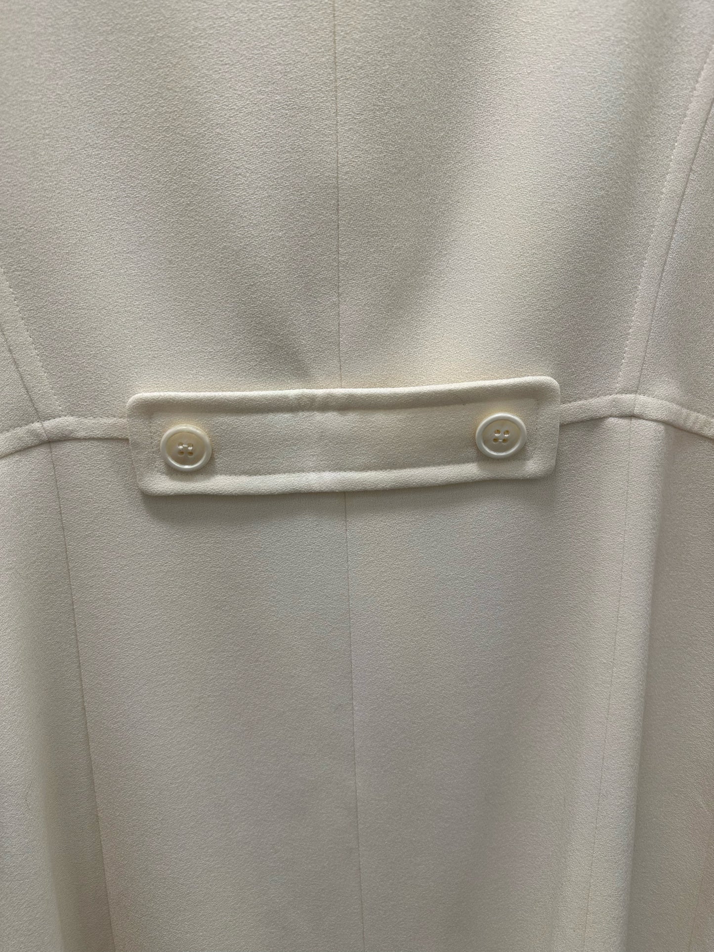 Tahari White Long Winter Coat