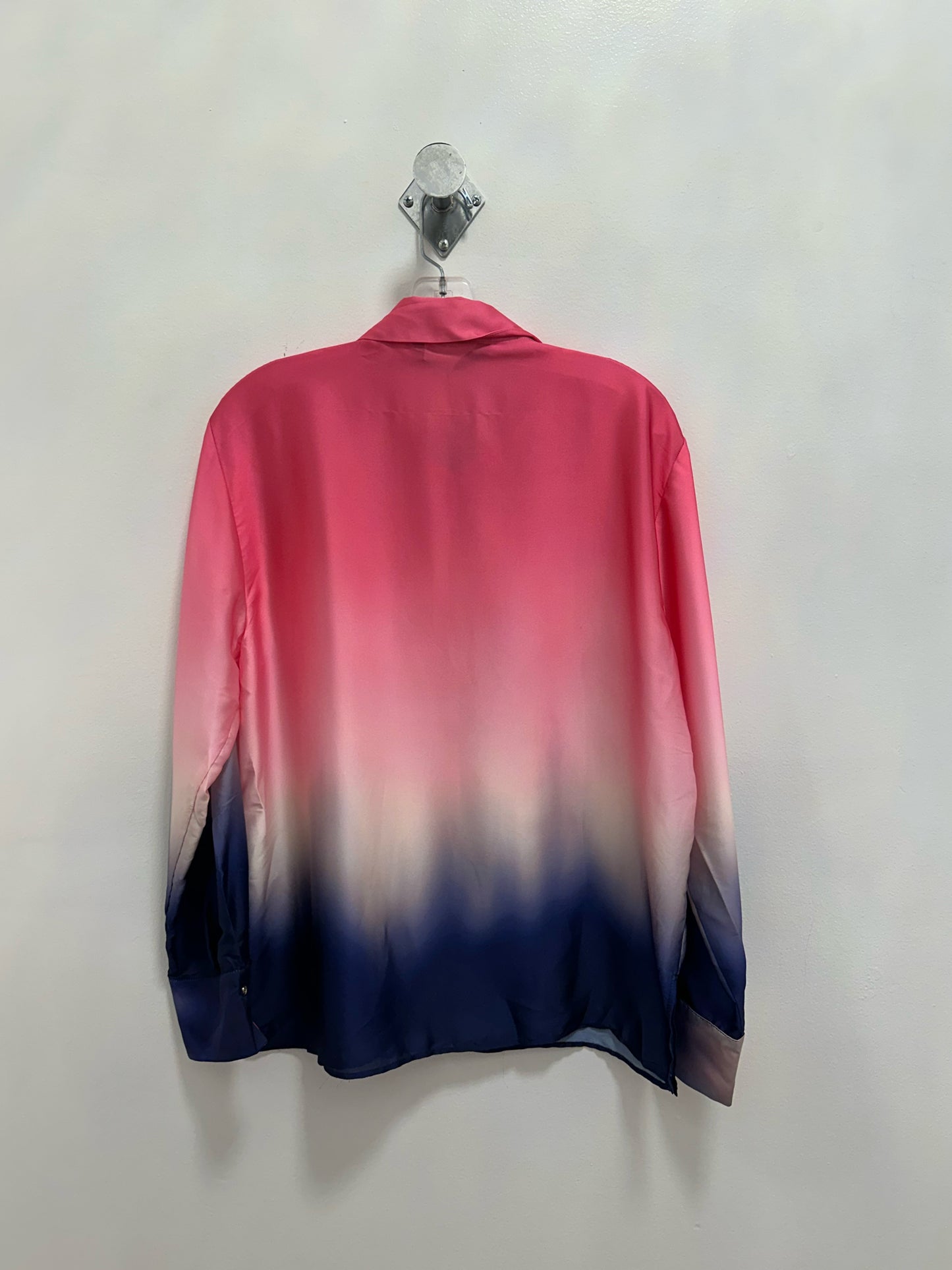 ZARA Tie Dye Satin Shirt NWT