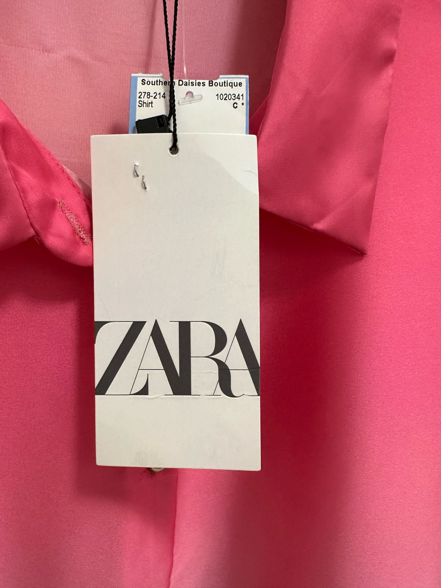 ZARA Tie Dye Satin Shirt NWT