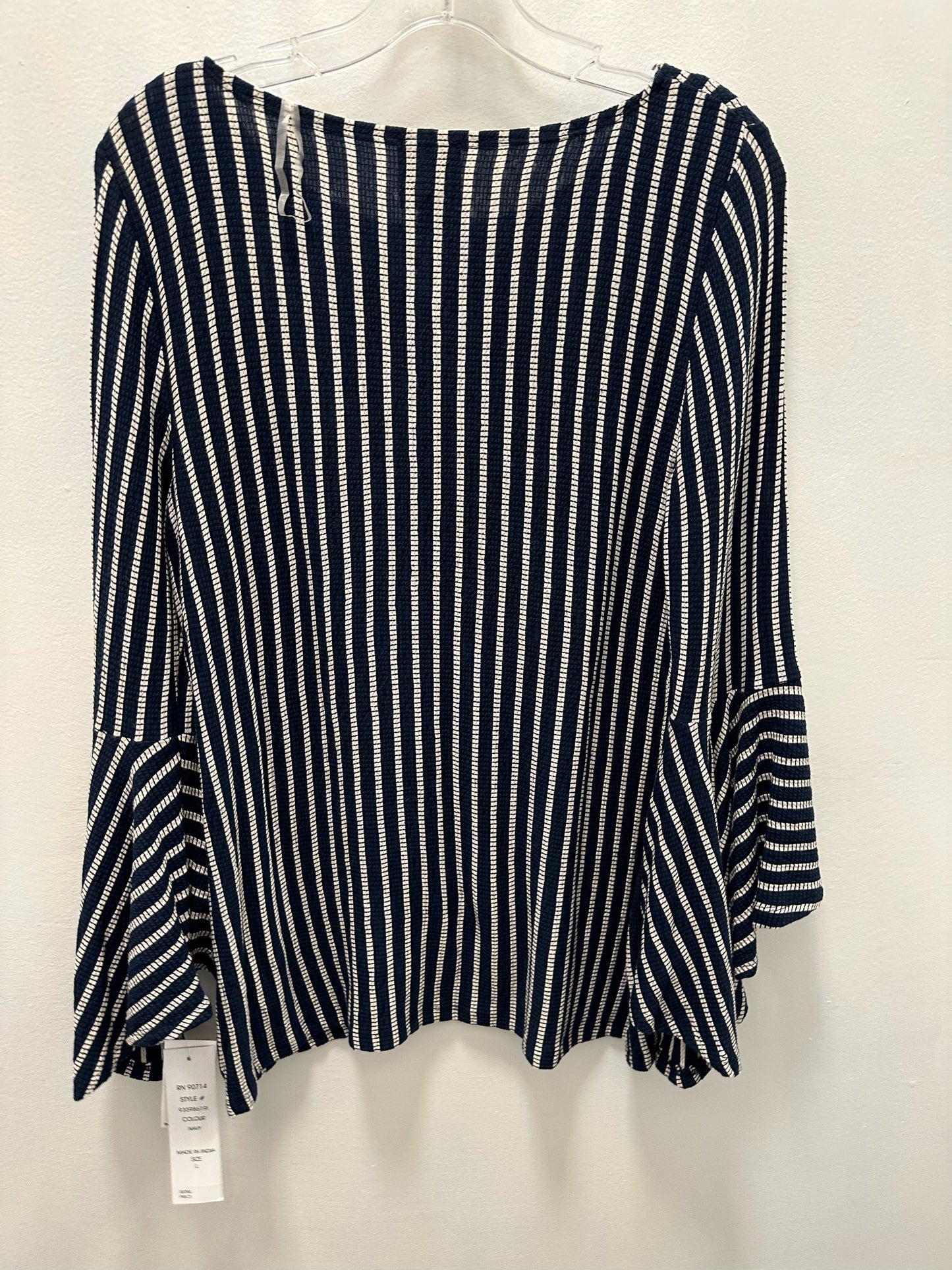 Coco Bianco Navy Stripped Sweater NWT