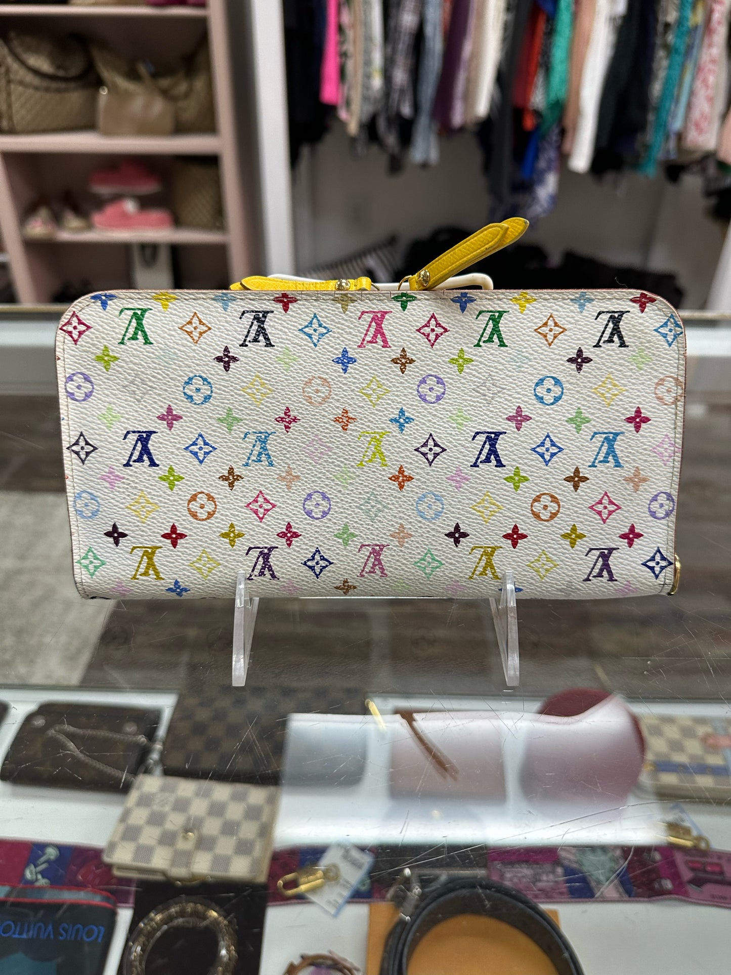 Louis Vuitton Multi White Snap Wallet